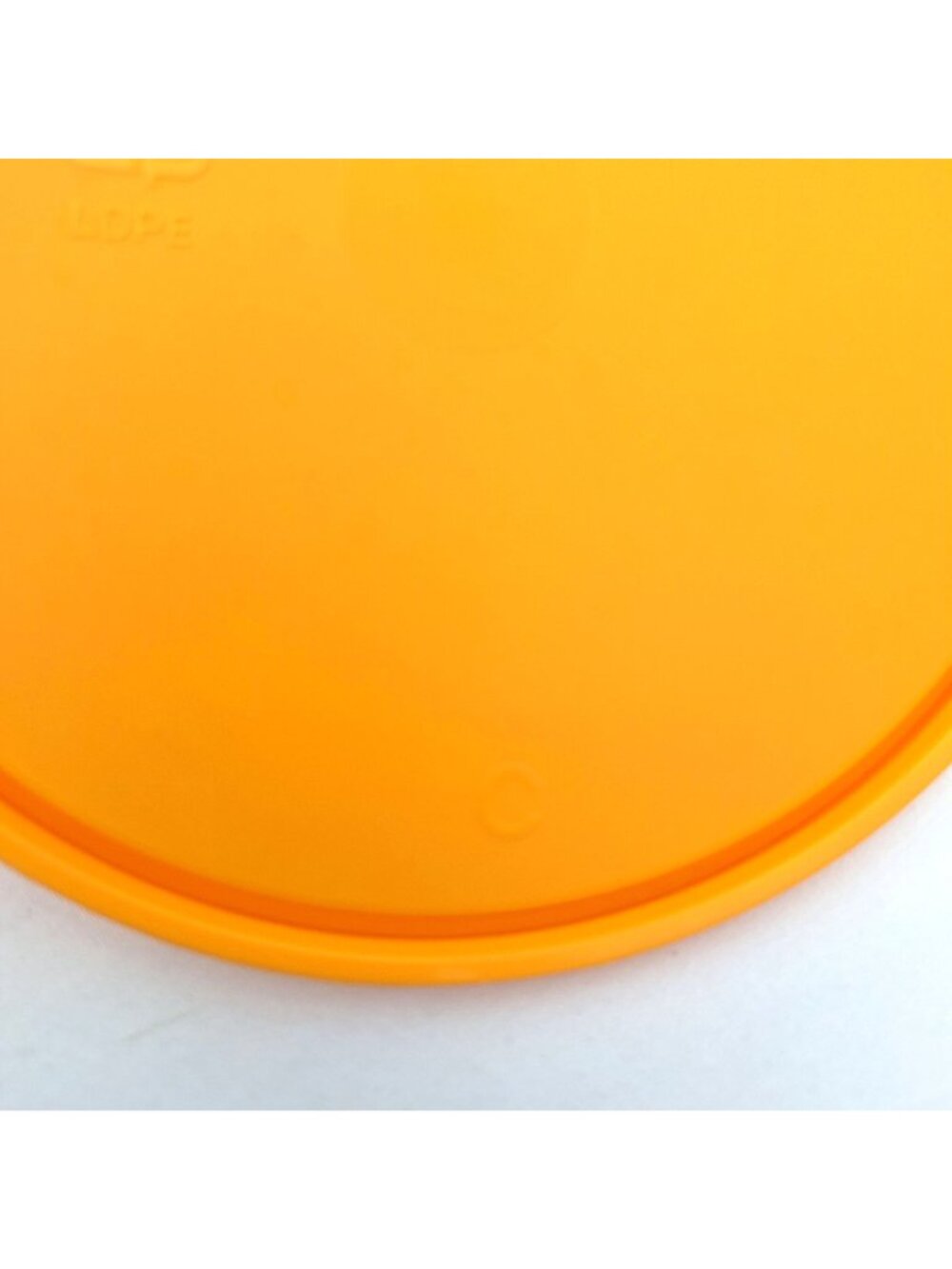 Tupperware Orange Replacement C Seal Lid 2541 D1 Bright Large Tabs Fits 6 Inch - Picture 4 of 7